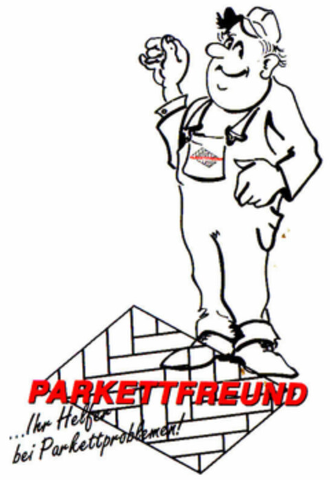 PARKETTFREUND ... Ihr Helfer bei Parkettproblemen! Logo (DPMA, 03.08.1991)