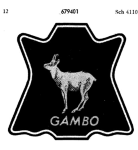 GAMBO Logo (DPMA, 15.10.1952)