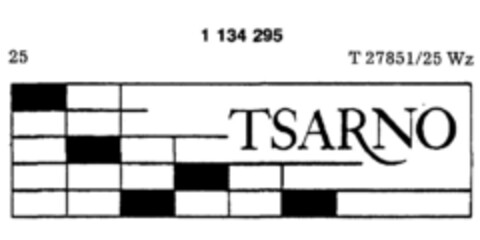 TSARNO Logo (DPMA, 20.07.1988)