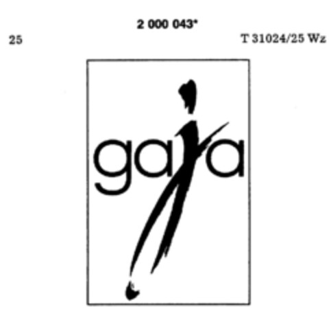 gaja Logo (DPMA, 10/17/1990)