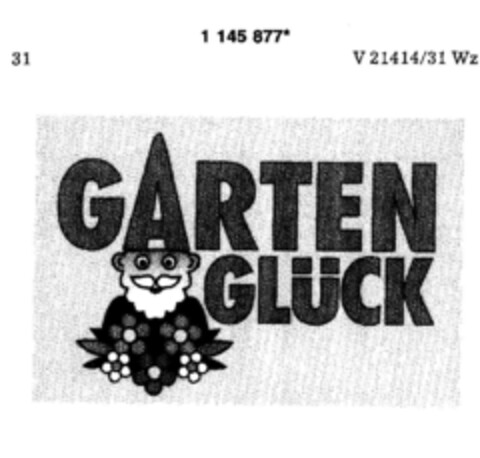 GARTEN GLÜCK Logo (DPMA, 12.05.1989)