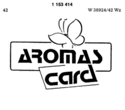 AROMAS card Logo (DPMA, 11.02.1989)