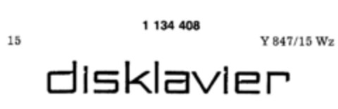 disklavier Logo (DPMA, 01/20/1988)