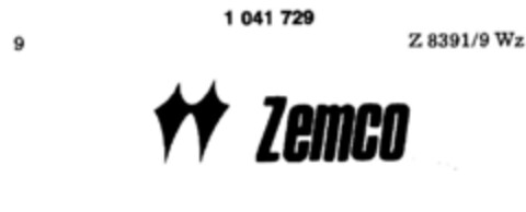 Zemco Logo (DPMA, 29.03.1982)
