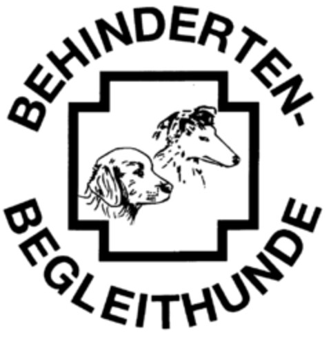 BEHINDERTEN-BEGLEITHUNDE Logo (DPMA, 01/12/2000)