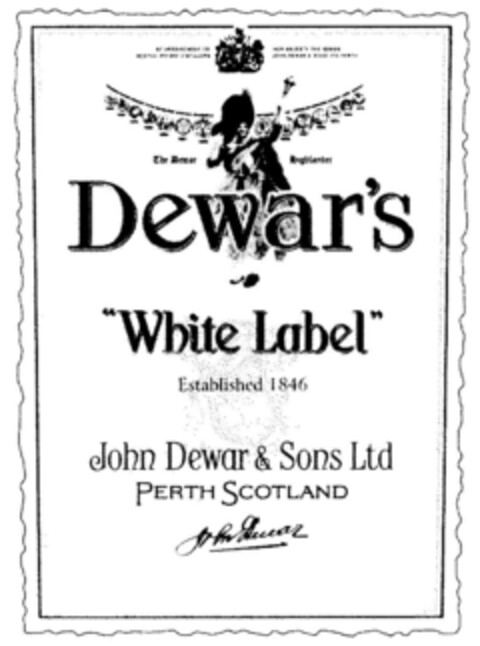 Dewar's "White Label" Logo (DPMA, 01/03/2001)