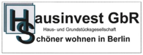 Hausinvest GbR Haus- und Grundstücksgesellschaft Schöner wohnen in Berlin Logo (DPMA, 05.05.2010)