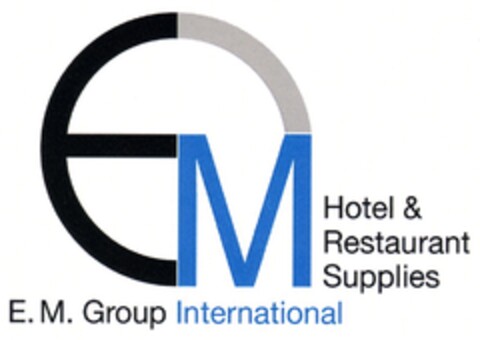 EM Hotel & Restaurant Supplies E.M. Group International Logo (DPMA, 10.08.2012)