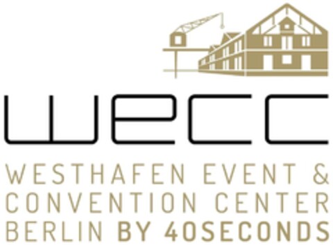 WECC WESTHAFEN EVENT & CONVENTION CENTER BERLIN BY 40SECONDS Logo (DPMA, 22.01.2014)