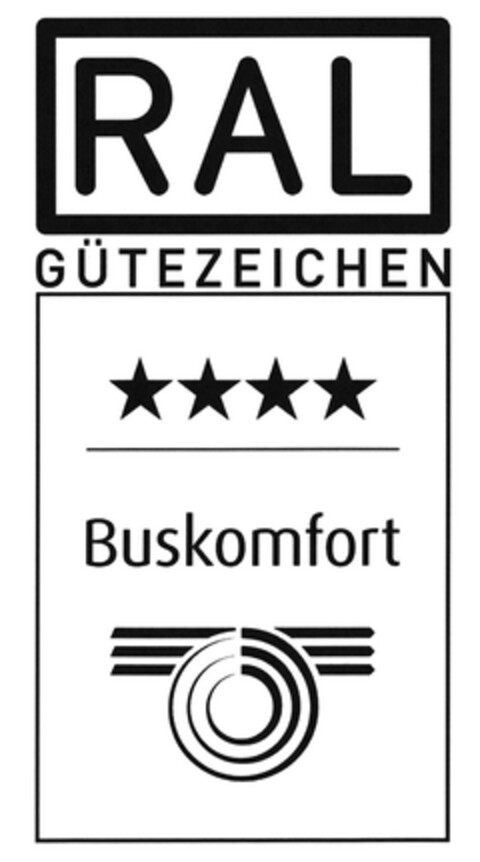 RAL GÜTEZEICHEN Buskomfort Logo (DPMA, 29.03.2017)