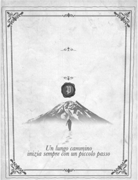 Un lungo cammino inizia sempre con un piccolo passo Logo (DPMA, 03/21/2019)