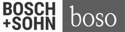 BOSCH + SOHN boso Logo (DPMA, 30.08.2019)