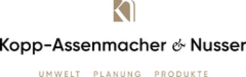 Kopp-Assenmacher & Nusser UMWELT PLANUNG PRODUKTE Logo (DPMA, 02/21/2019)