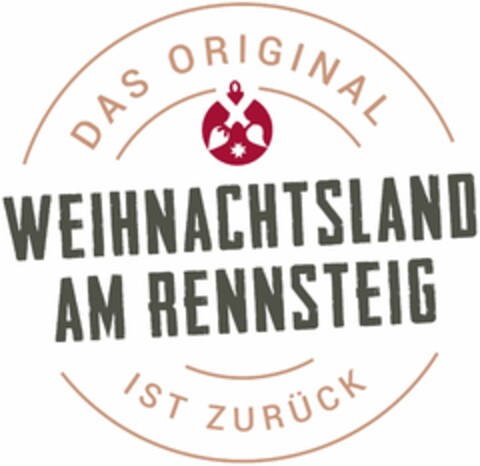 WEIHNACHTSLAND AM RENNSTEIG DAS ORIGINAL IST ZURÜCK Logo (DPMA, 12.12.2019)