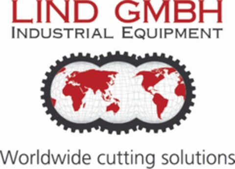 LIND GMBH INDUSTRIAL EQUIPMENT Worldwide cutting solutions Logo (DPMA, 18.05.2020)