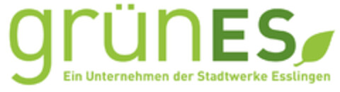 grünES Ein Unternehmen der Stadtwerke Esslingen Logo (DPMA, 23.02.2022)