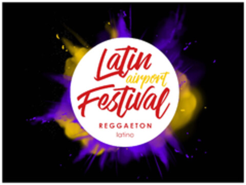 Latin airport Festival REGGAETON latino Logo (DPMA, 08.04.2024)