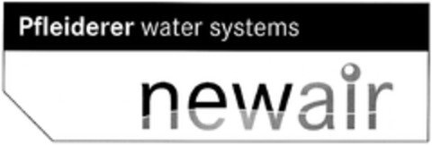 Pfleiderer water systems new air Logo (DPMA, 12/16/2002)