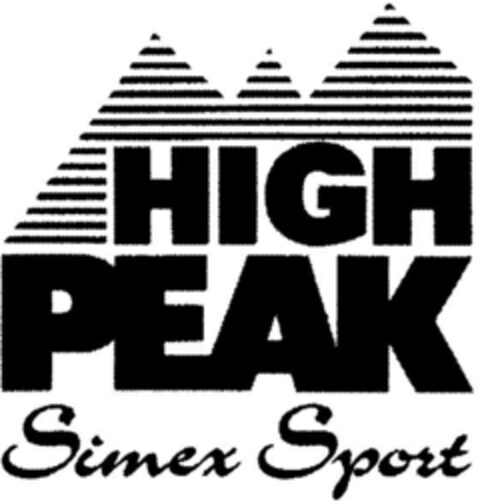 HIGH PEAK  Simex Sport Logo (DPMA, 27.01.1995)