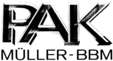 PAK MÜLLER-BBM Logo (DPMA, 05/31/1995)