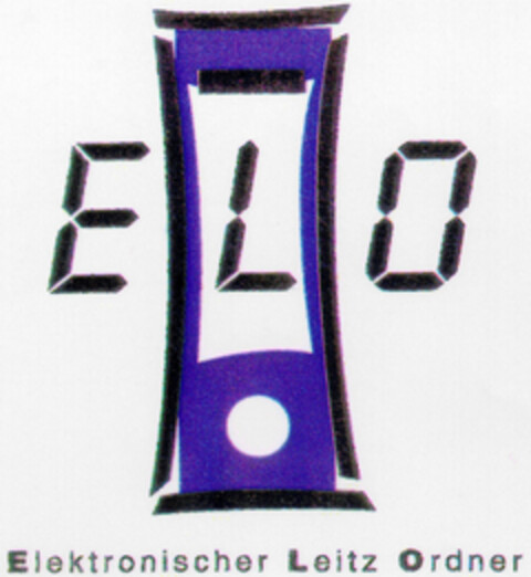 ELO Elektronischer Leitz Ordner Logo (DPMA, 27.09.1995)