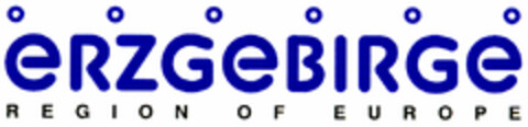 ERZGEBIRGE  R E G I O N  O F  E U R O P E Logo (DPMA, 19.12.1995)