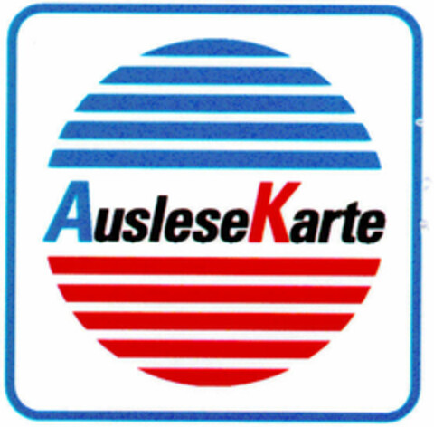 Auslese Karte Logo (DPMA, 13.04.1996)