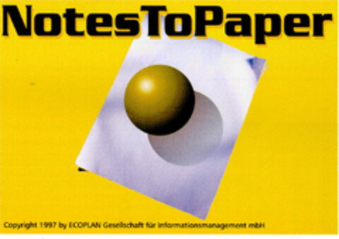 NotesToPaper Logo (DPMA, 11.08.1997)