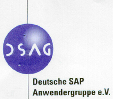 Deutsche SAP Anwendergruppe e.V. Logo (DPMA, 13.08.1999)