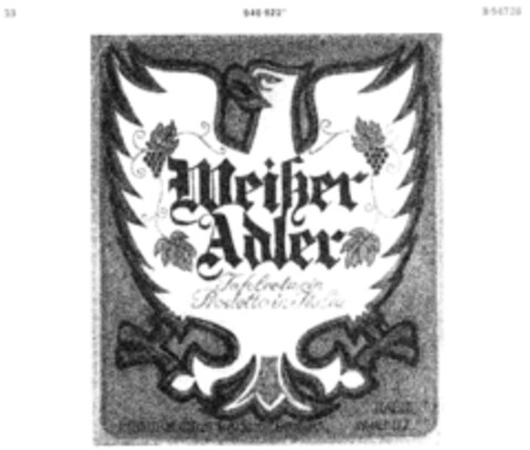 Weißer Adler Tafelrotwein Logo (DPMA, 05.08.1975)