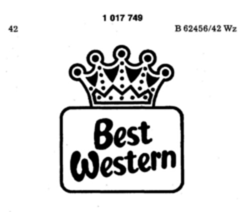 Best Western Logo (DPMA, 02.04.1979)