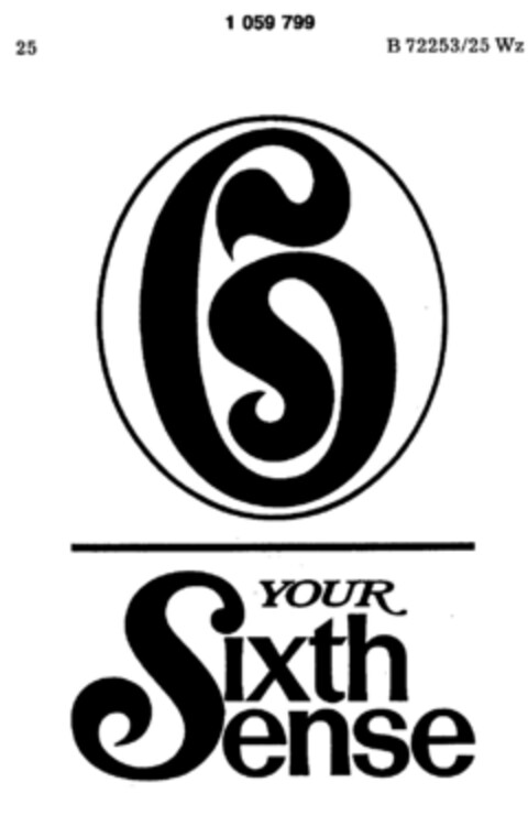 YOUR Sixth Sense Logo (DPMA, 20.04.1983)