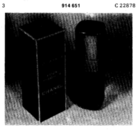 ATOMISEUR POUR MONSIEUR CHANEL PARIS Logo (DPMA, 08.01.1973)