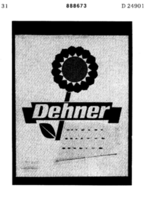 Dehner Logo (DPMA, 13.08.1970)