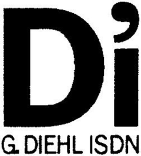 Di G. DIEHL ISDN Logo (DPMA, 28.10.1994)