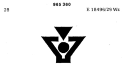 965360 Logo (DPMA, 27.02.1976)