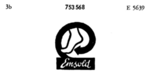 Emsold Logo (DPMA, 06/06/1958)