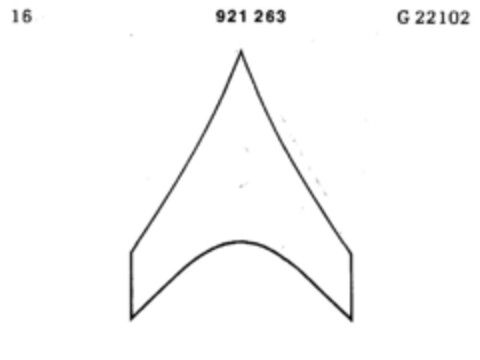 921263 Logo (DPMA, 08.01.1973)