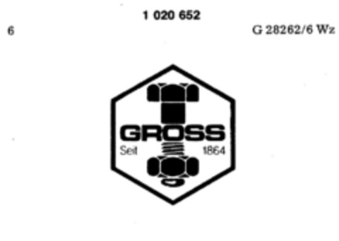 GROSS Seit 1864 Logo (DPMA, 29.09.1980)