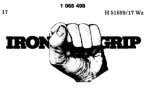 IRON GRIP Logo (DPMA, 24.08.1983)