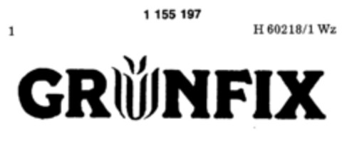 GRÜNFIX Logo (DPMA, 17.09.1988)