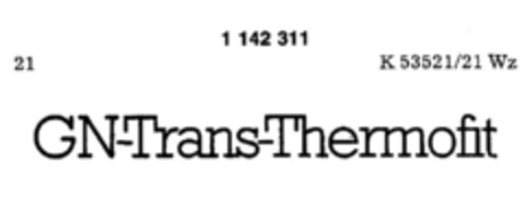 GN-Trans-Thermofit Logo (DPMA, 22.10.1988)