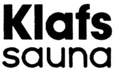 Klafs sauna Logo (DPMA, 09.09.1991)