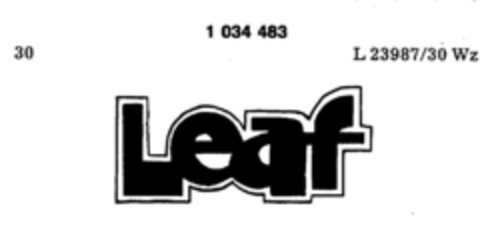 Leaf Logo (DPMA, 06.02.1980)