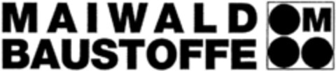 MAIWALD BAUSTOFFE Logo (DPMA, 23.06.1993)