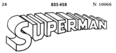SUPERMAN Logo (DPMA, 20.08.1966)