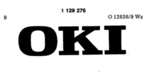 OKI Logo (DPMA, 14.03.1987)