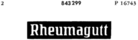 Rheumagutt Logo (DPMA, 11.08.1967)