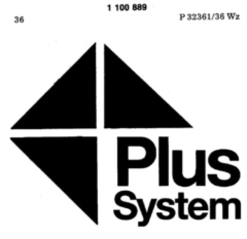 Plus System Logo (DPMA, 02.02.1985)
