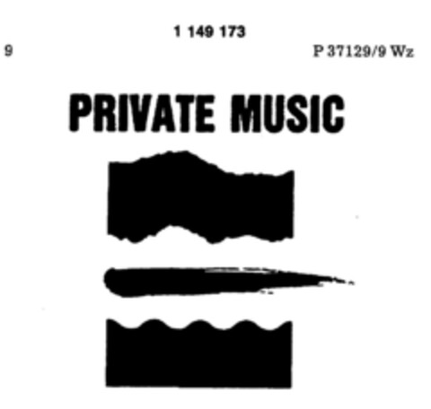 PRIVATE MUSIC Logo (DPMA, 21.10.1988)